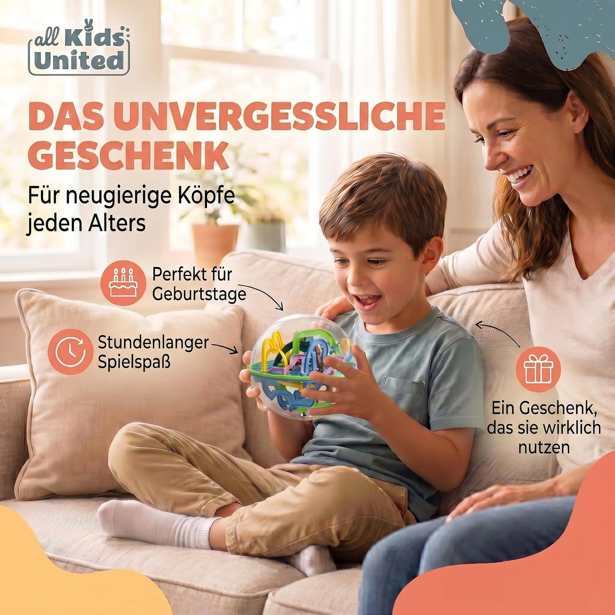 3D Kugel Labyrinth Puzzle – Magic Maze Geschicklichkeitsspiel