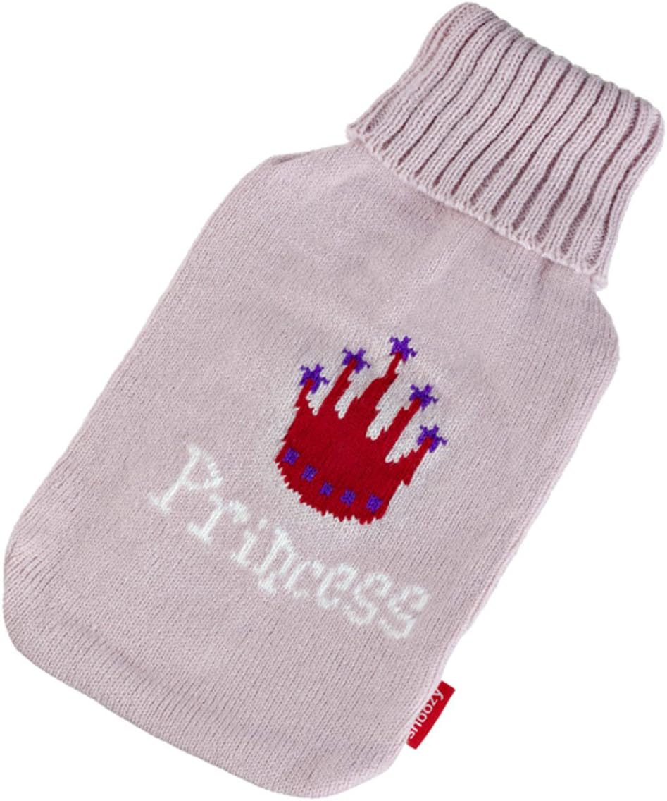 Snoozy 2L Wärmflasche mit Prinzessin-Bezug - Weich & Langlebig