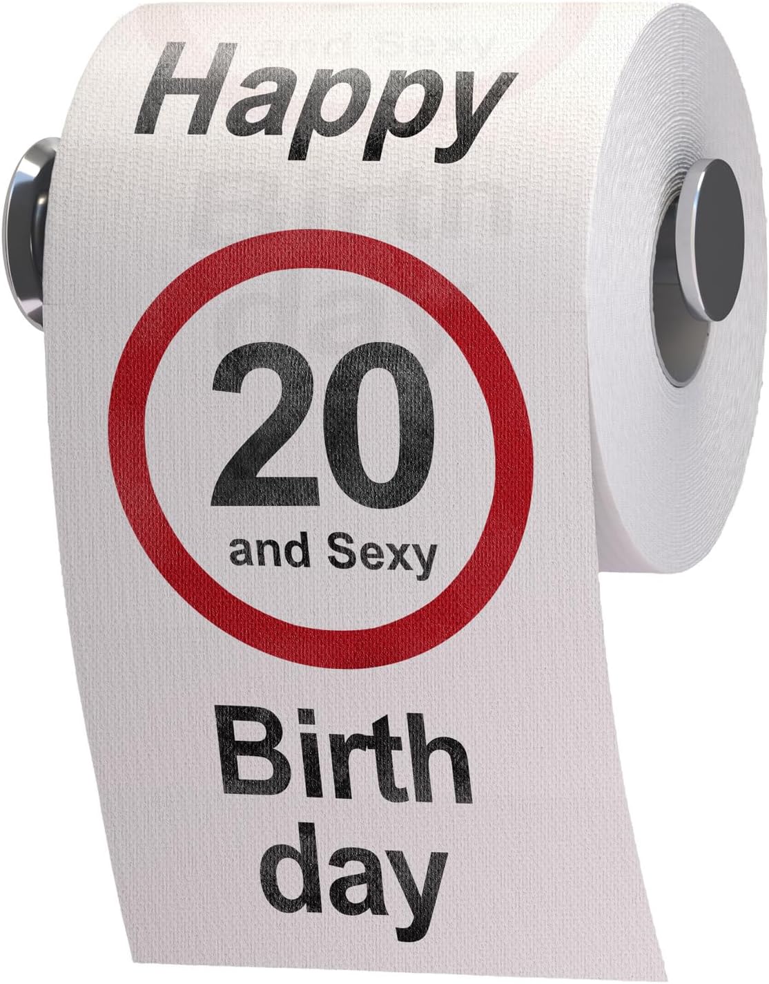 Lustiges Toilettenpapier zum 20. Geburtstag - Witziges Geschenk