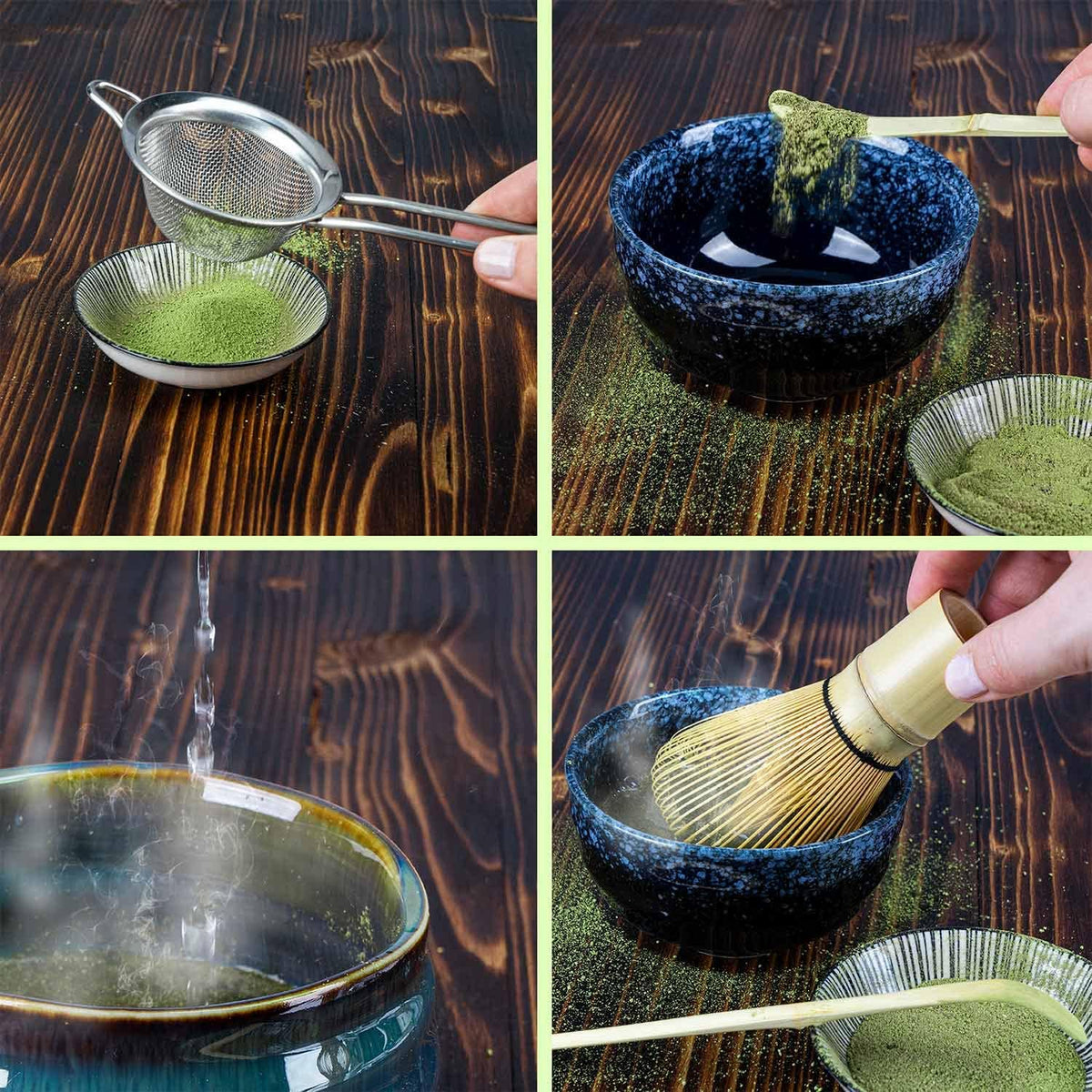 Luxus Matcha Tee-Set Deluxe - Traditionelles Teezeremonie-Set #Variante_Tee Set