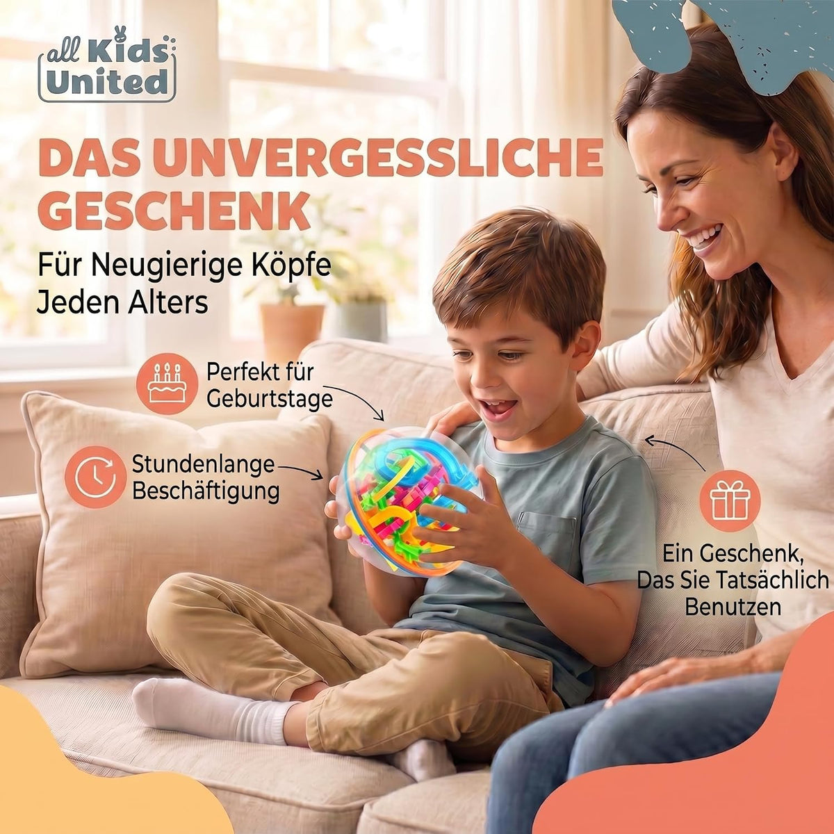 3D Kugel Labyrinth Puzzle – Magic Maze Geschicklichkeitsspiel