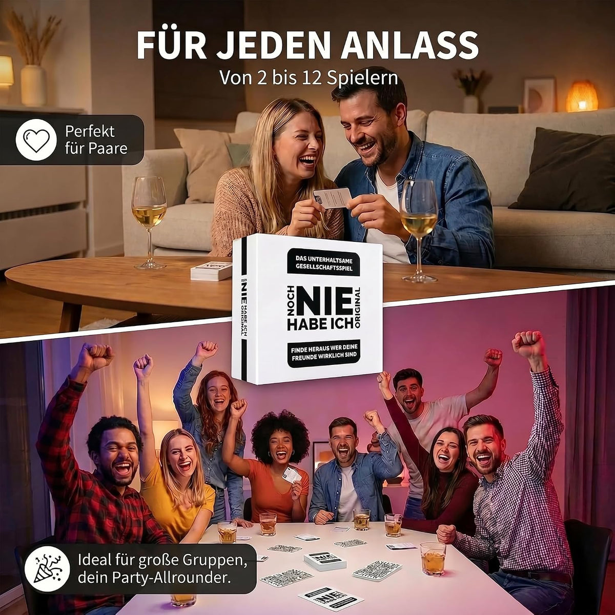 Noch NIE habe ich Partyspiel - Trinkspiel mit 300 Fragen