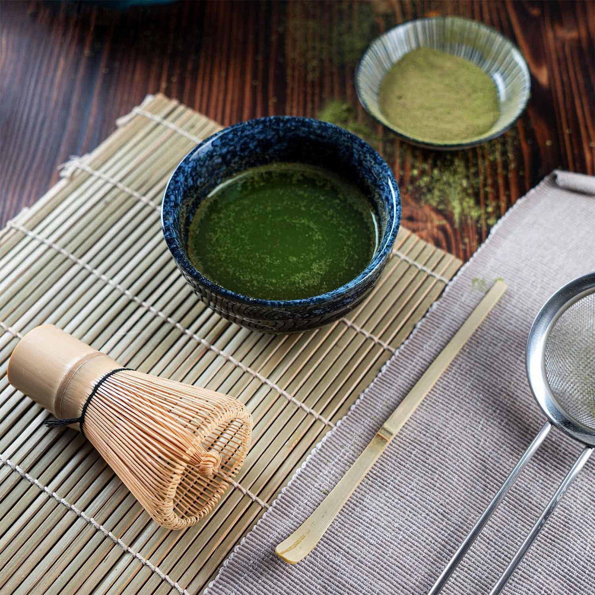 Luxus Matcha Tee-Set Deluxe - Traditionelles Teezeremonie-Set