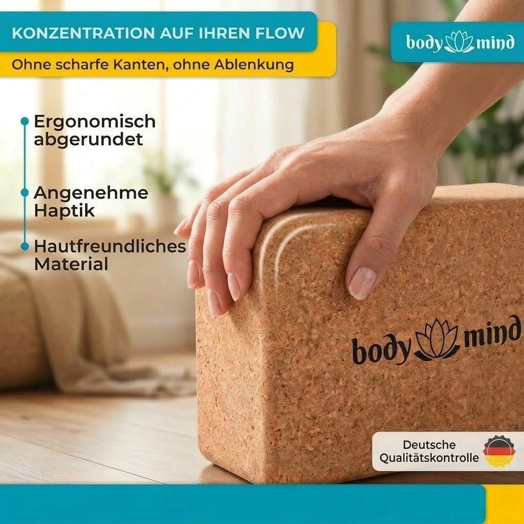 Yoga-Block aus Kork – Detailansicht 4