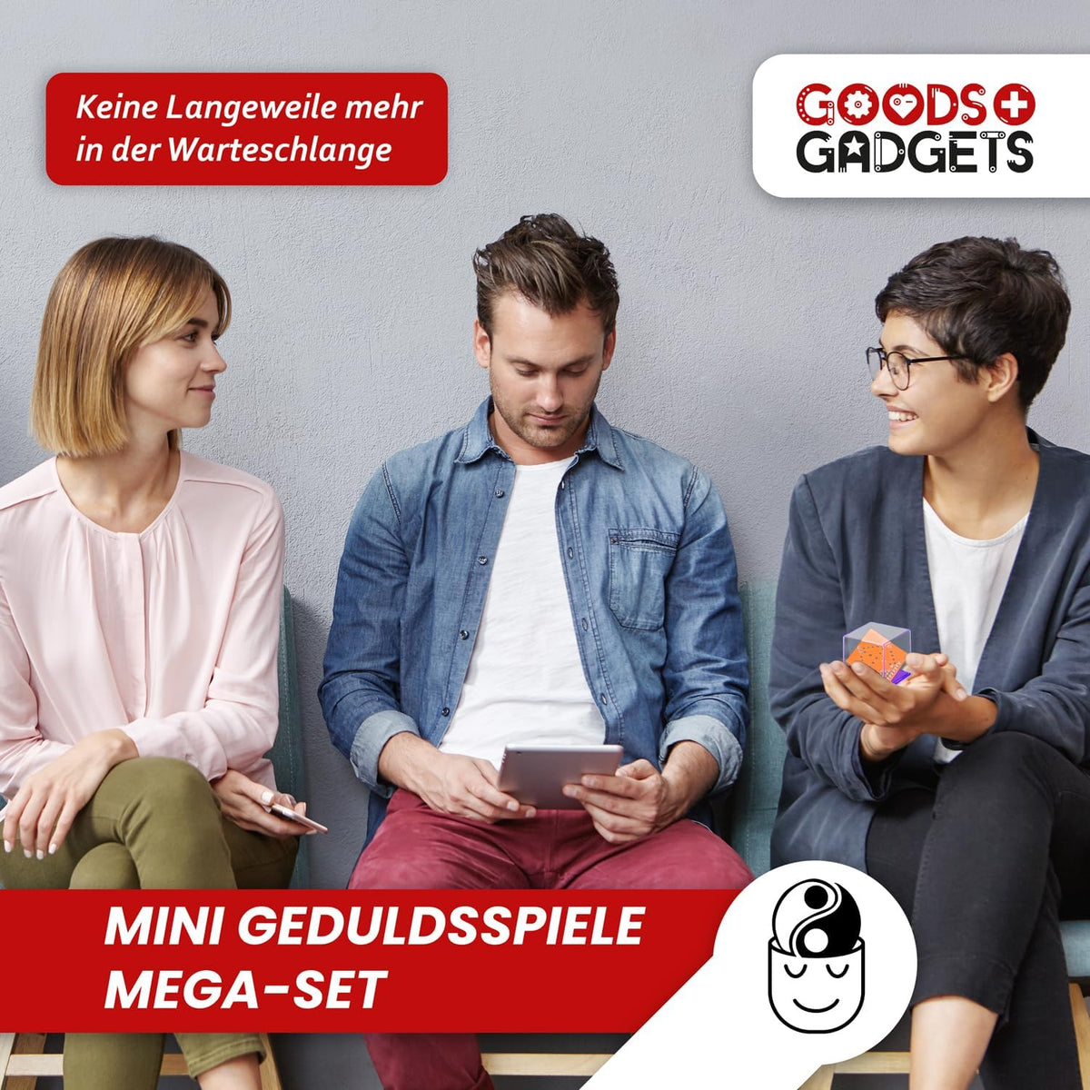 24 Mini Geduldsspiele Set - Labyrinth-Puzzles als Mitgebsel