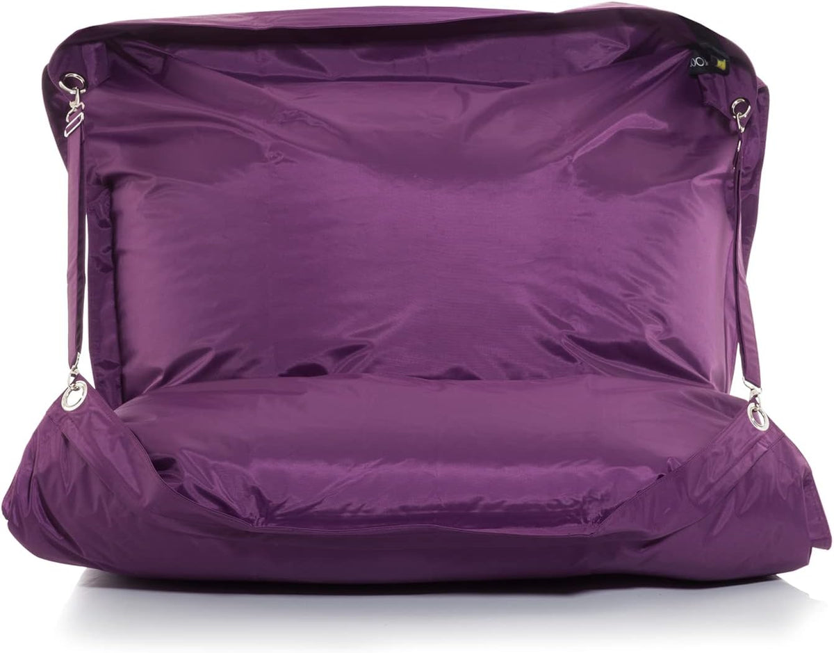 SMOOTHY XXL Sitzsack 450L - Bequemes Outdoor-Sitzkissen Amethyst