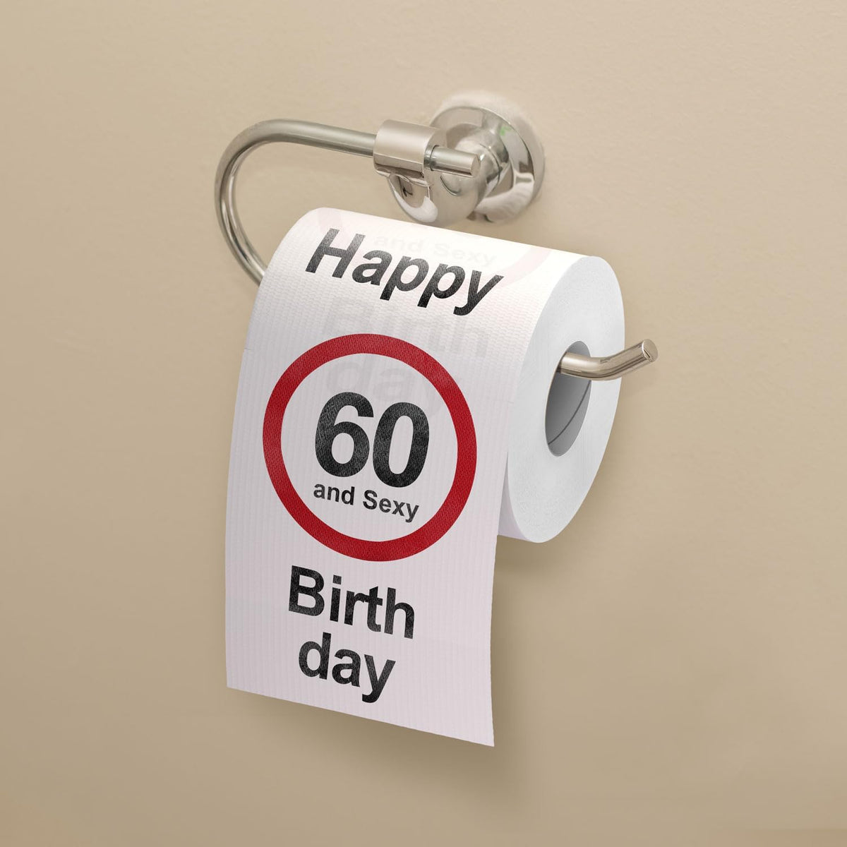 Klopapier zum 60. Geburtstag – Lustiges Party-Geschenk & Deko