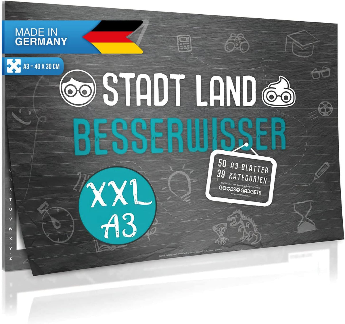 Stadt, Land, Besserwisser – Spielblock in A3 und A4