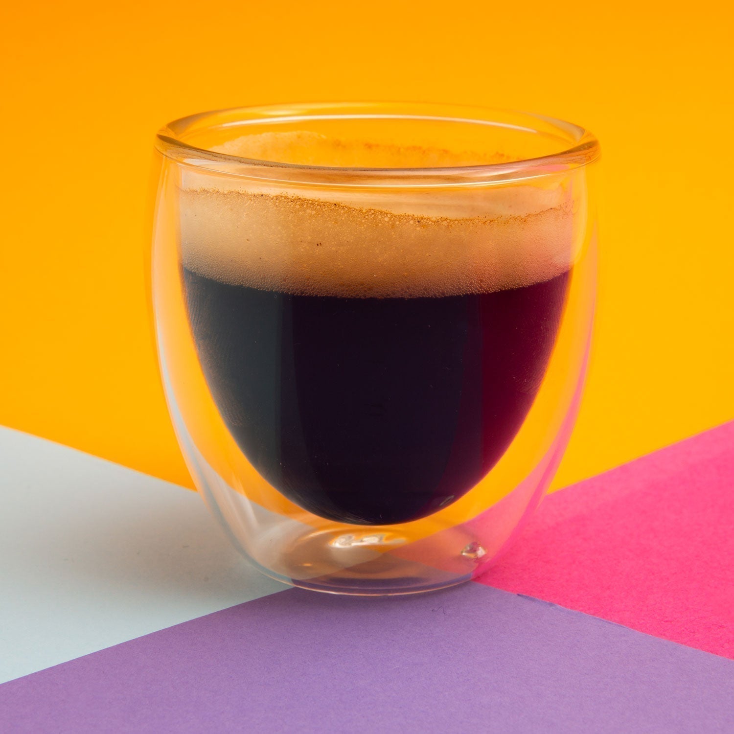 Dimono 6er Set Doppelwandige Espressogläser 80ml – Thermo-Design