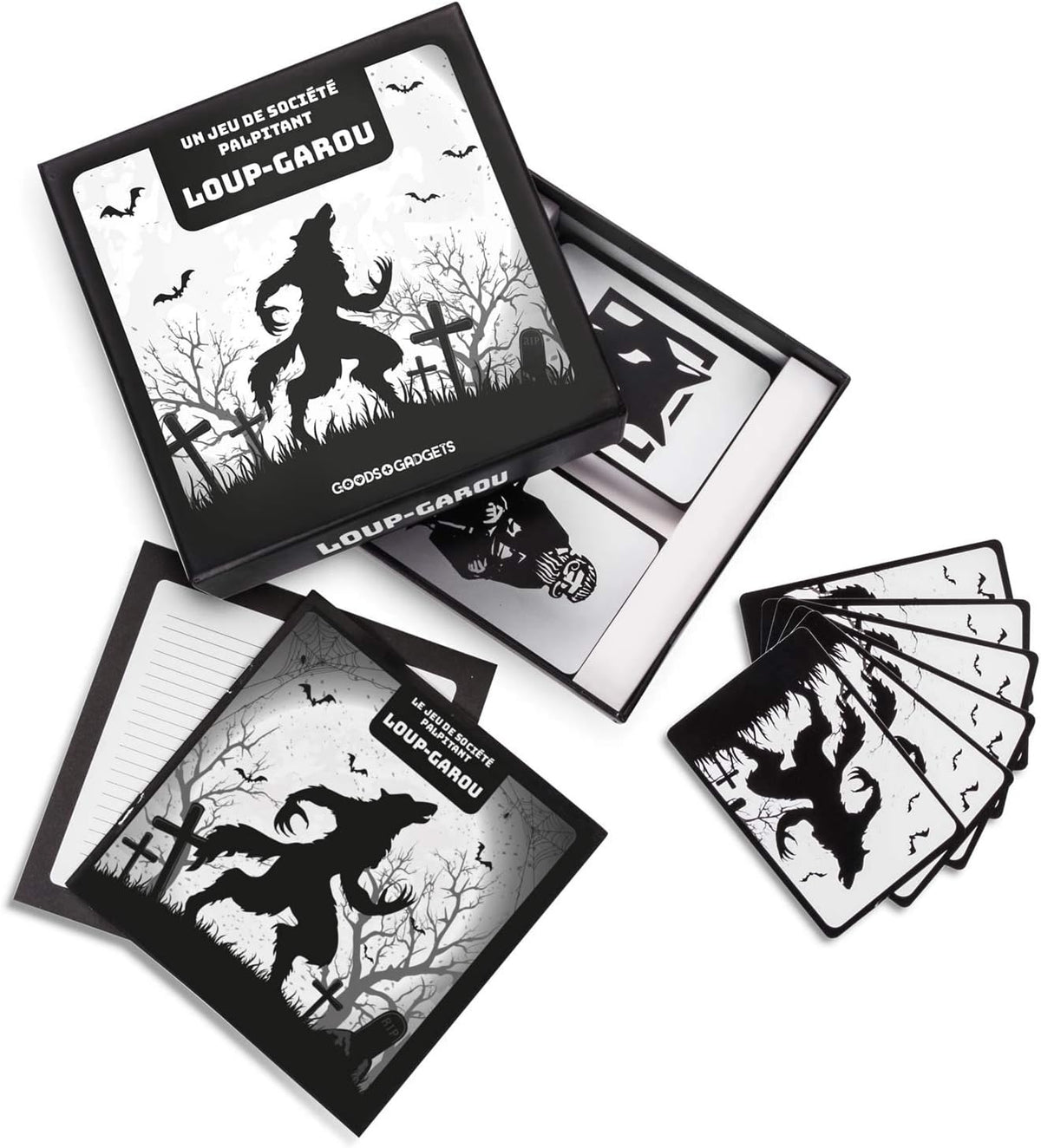 Werwolf Deluxe Edition - Gesellschaftsspiel für große Gruppen
