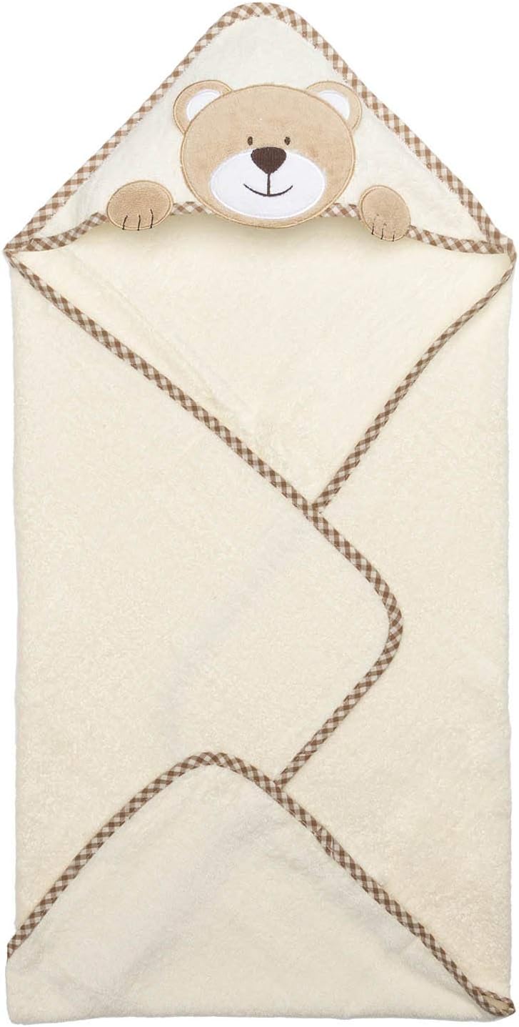 Baby-Kapuzenhandtuch mit Bären-Design - Weich & Saugstark