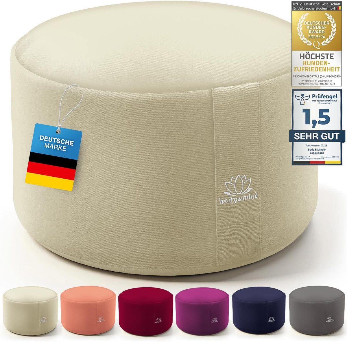 Yoga Meditationskissen - Ergonomisches Bodenkissen zur Entspannung