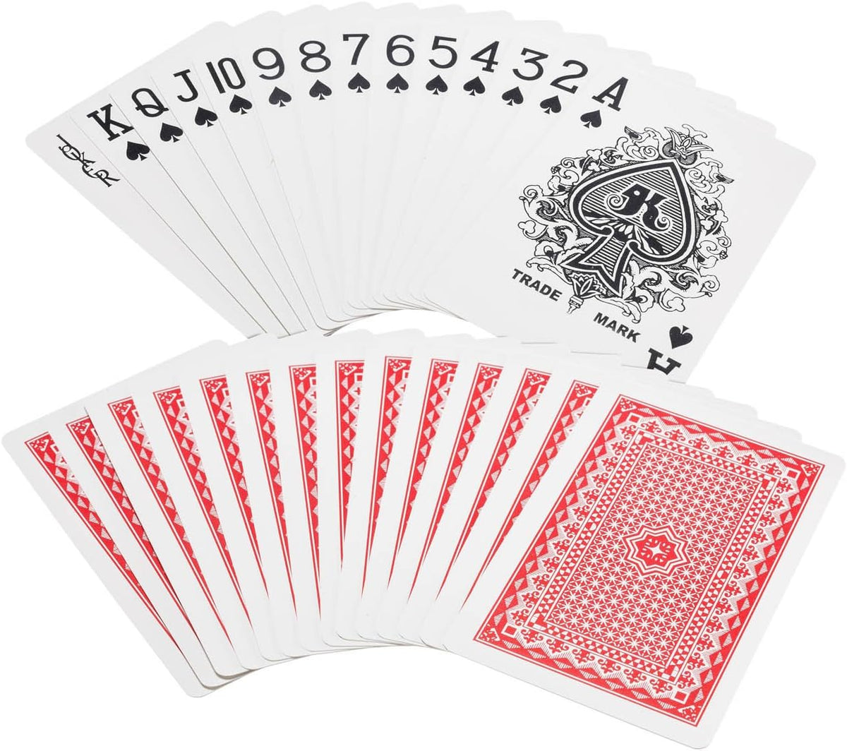 4er Set Profi Pokerkarten - 100% Kunststoff & Wasserfest