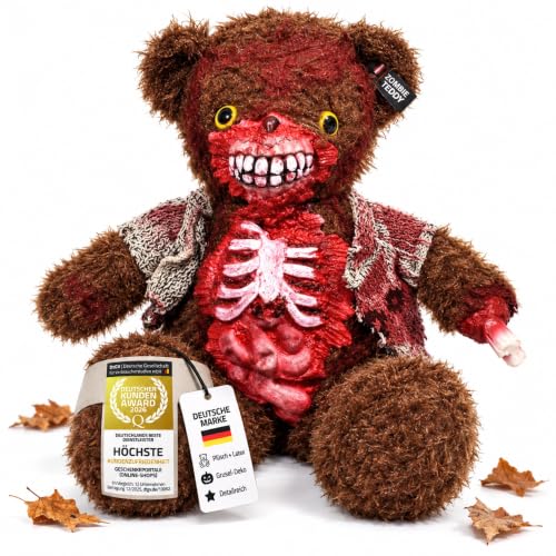 Zombie Teddy Gedärme Braun MAIN