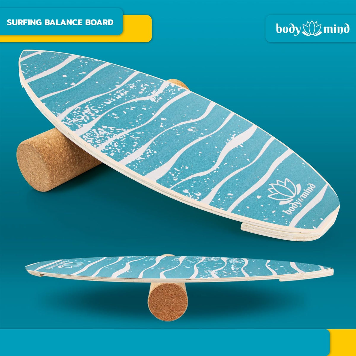 Balance-Board Surfbrett Light Waves Produktbild 4 #Farbe_Light Waves