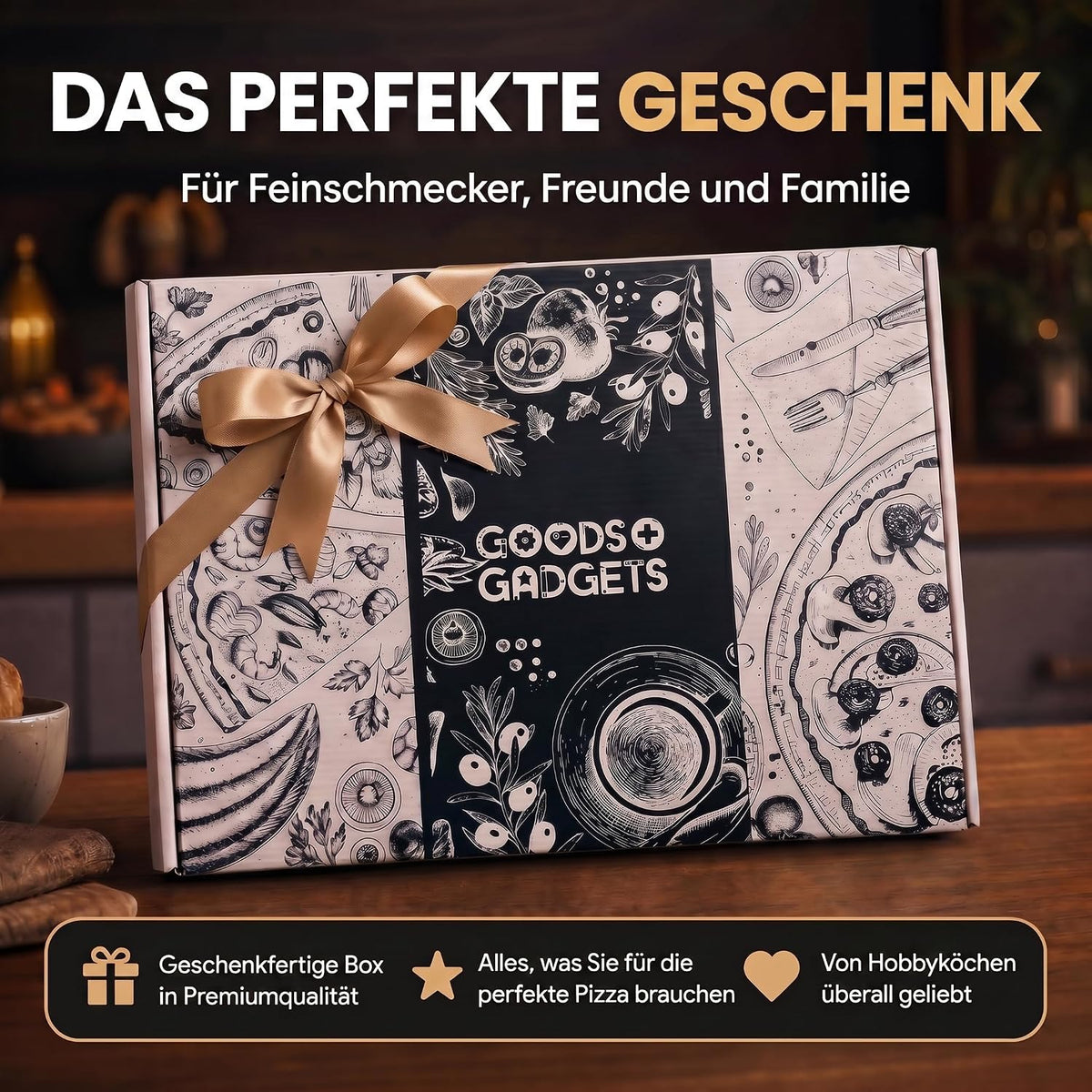 Pizzastein für Backofen & Gasgrill - Brotbackstein