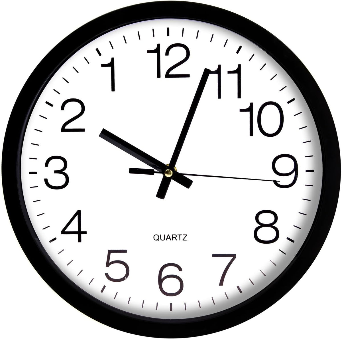 Rückwärts-Wanduhr 30 cm – Witzige Design-Uhr mit lautlosem Uhrwerk