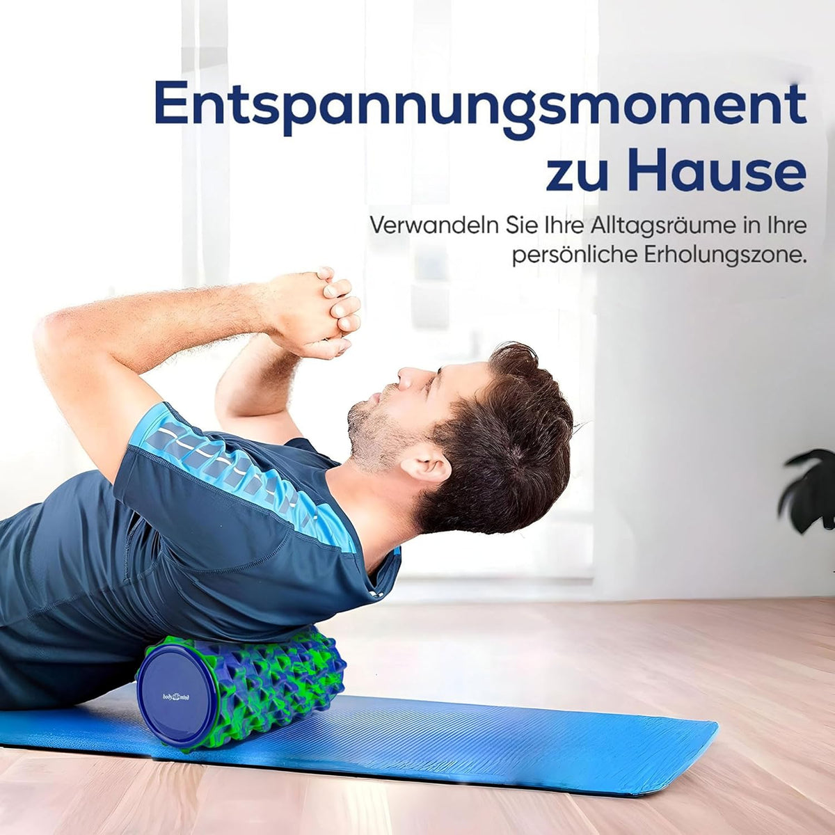 Body & Mind Faszienrolle – Massage-Rolle für Faszientraining