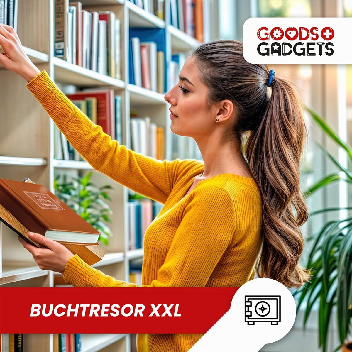 Buchtresor abschließbar – Diskreter Buchsafe mit Geheimfach