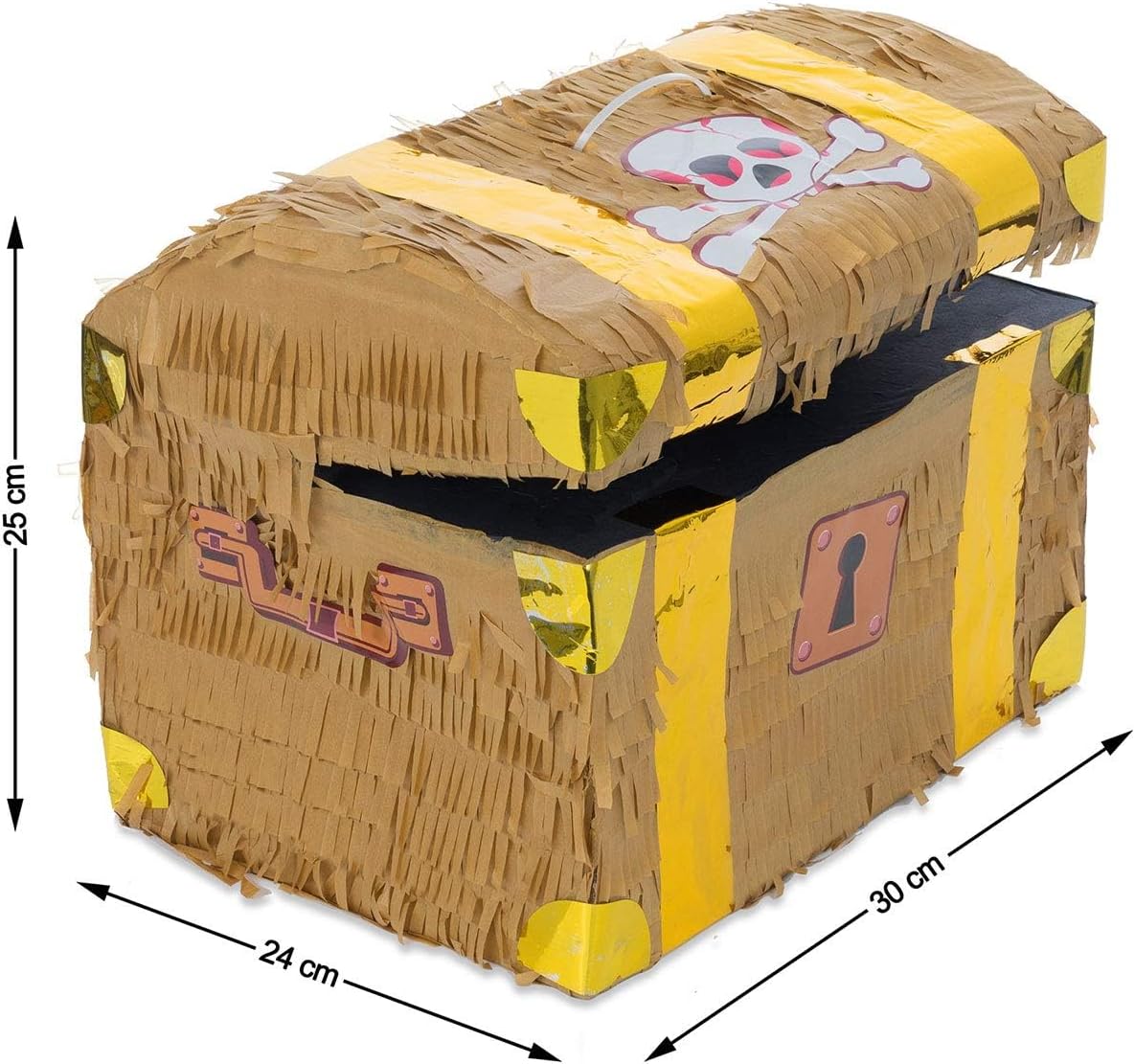 Piñata Set für Kindergeburtstag mit Stab & Augenmaske – Bunter Spaß