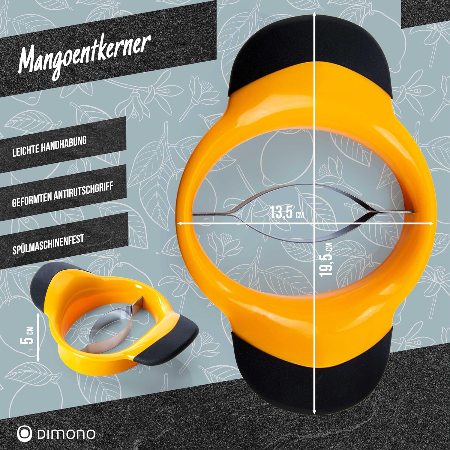 Mangoschneider & Mangoteiler - Mango teilen & entkernen