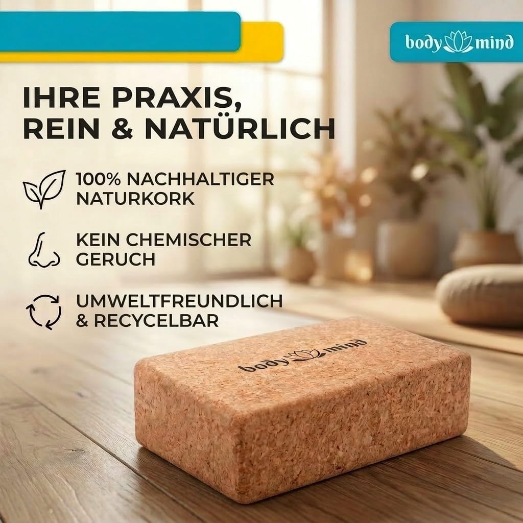 Yoga-Block aus Kork – Detailansicht 2