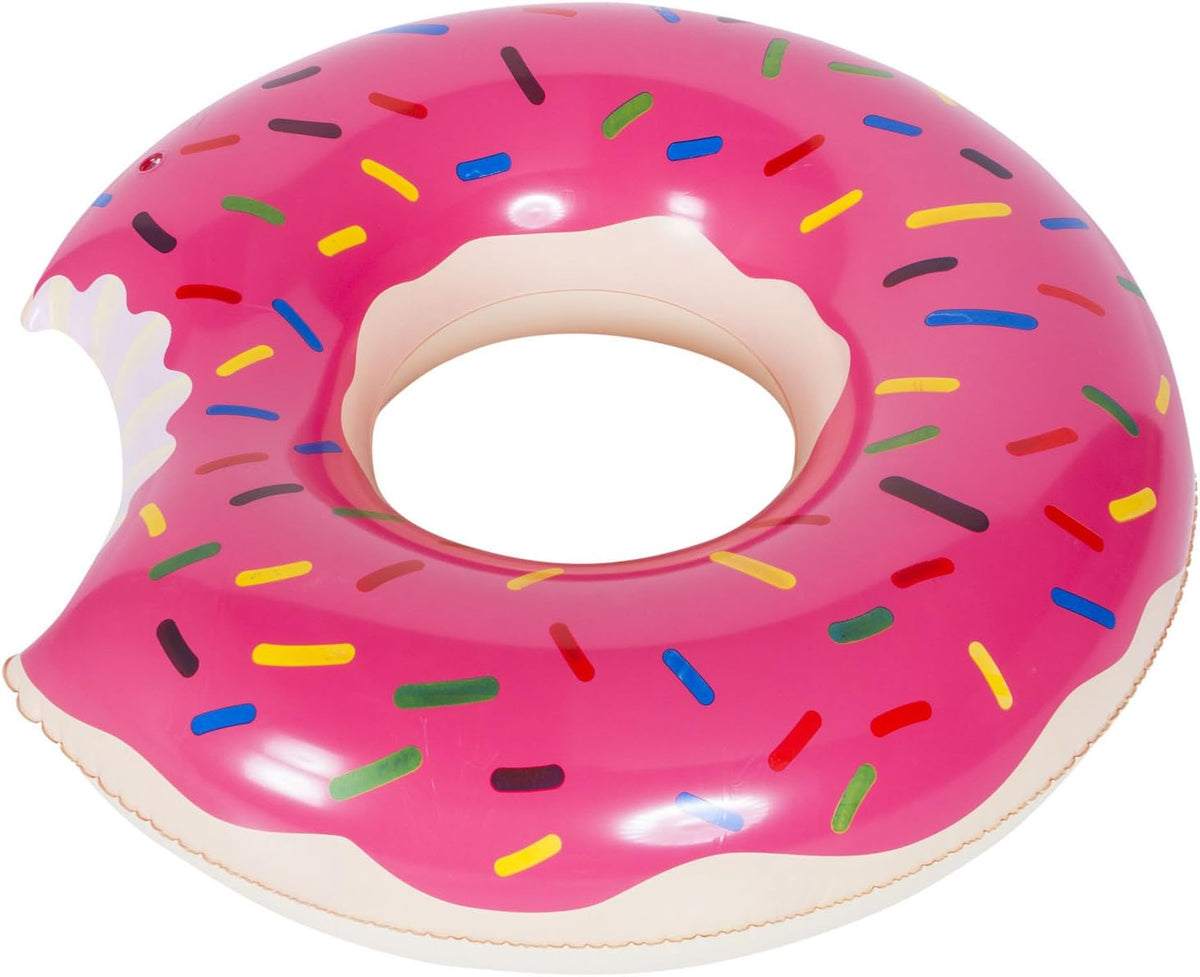 Donut Schwimmreifen XXL - 120 cm Schwimmring für Pool & Strand