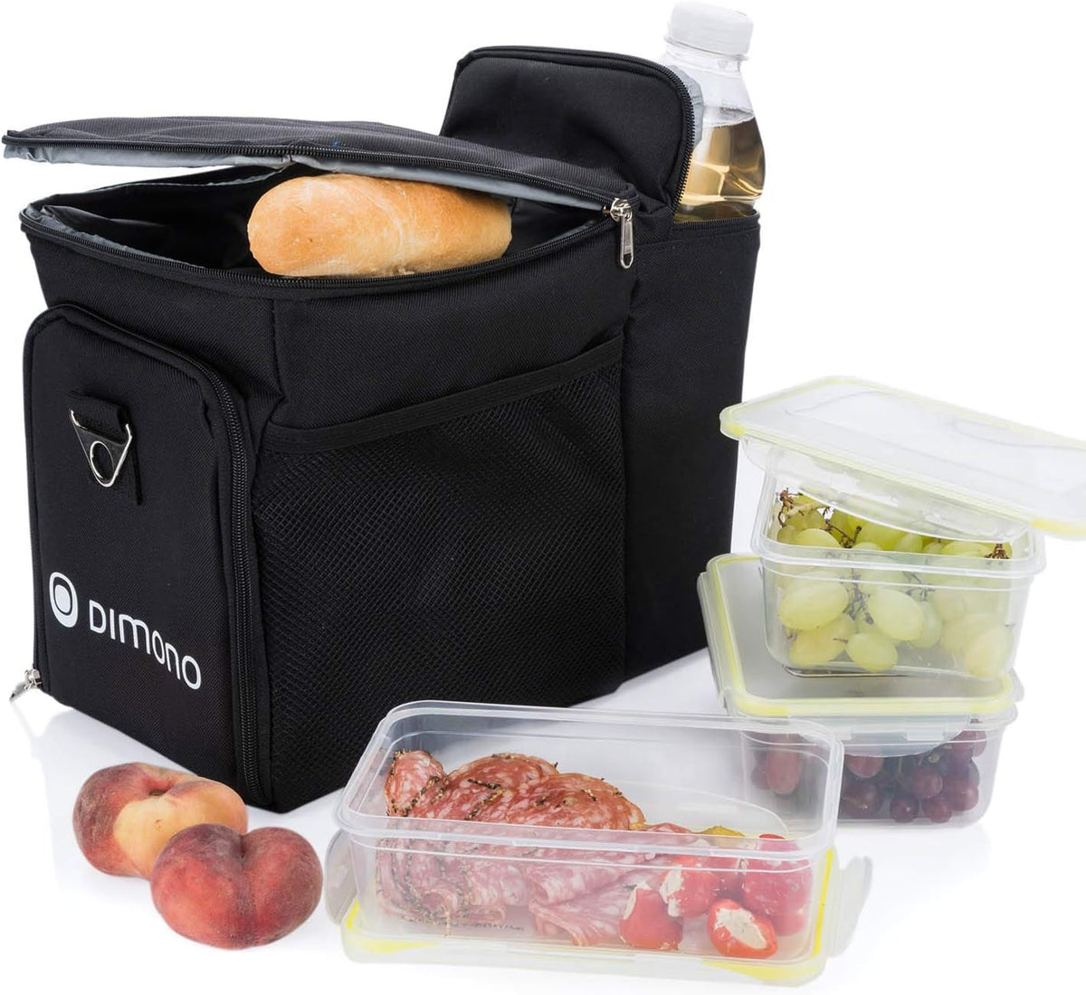 Dimono Kühltasche 15L Set inkl. 3 Frischhaltedosen Blau