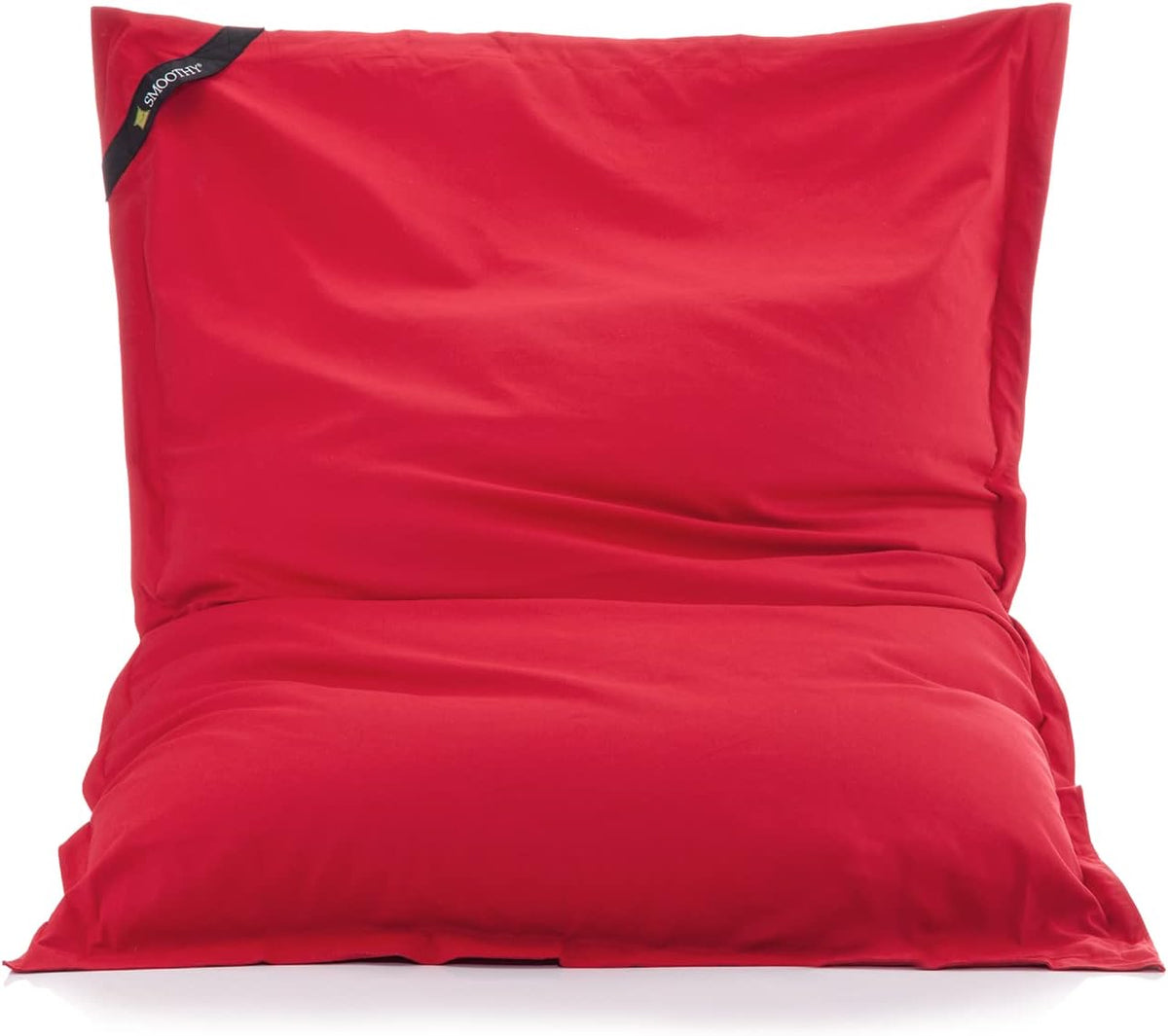 Smoothy Sitzsack XXL Classic Cotton 180x140 cm – Feuer-Rot