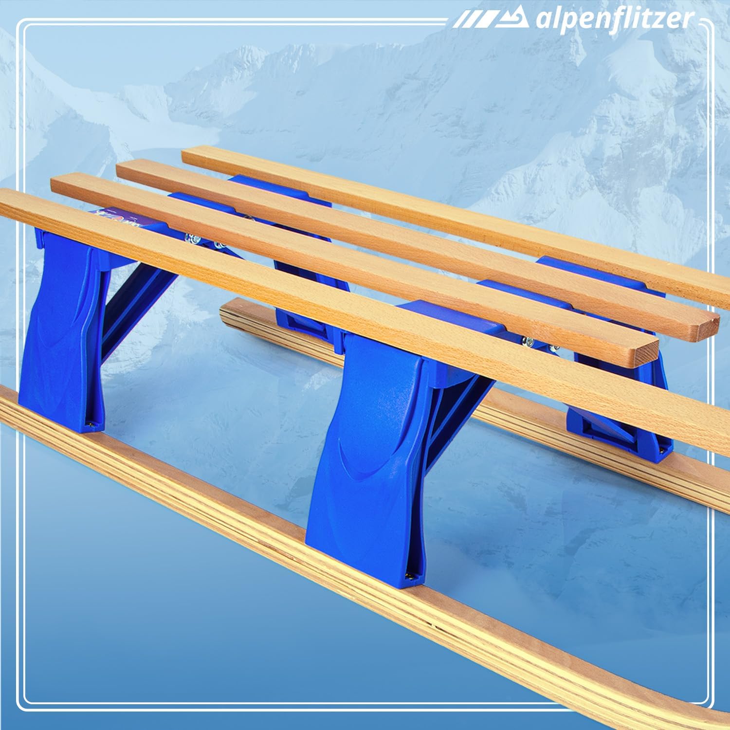 1-B Ware Alpenflitzer Klappschlitten