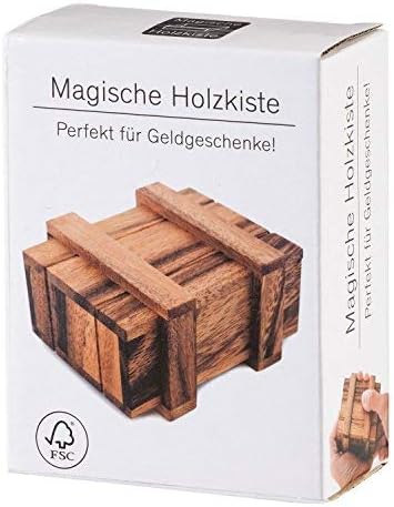 Magische Geldgeschenkbox aus Holz – Kreative Puzzle-Box für Geschenke