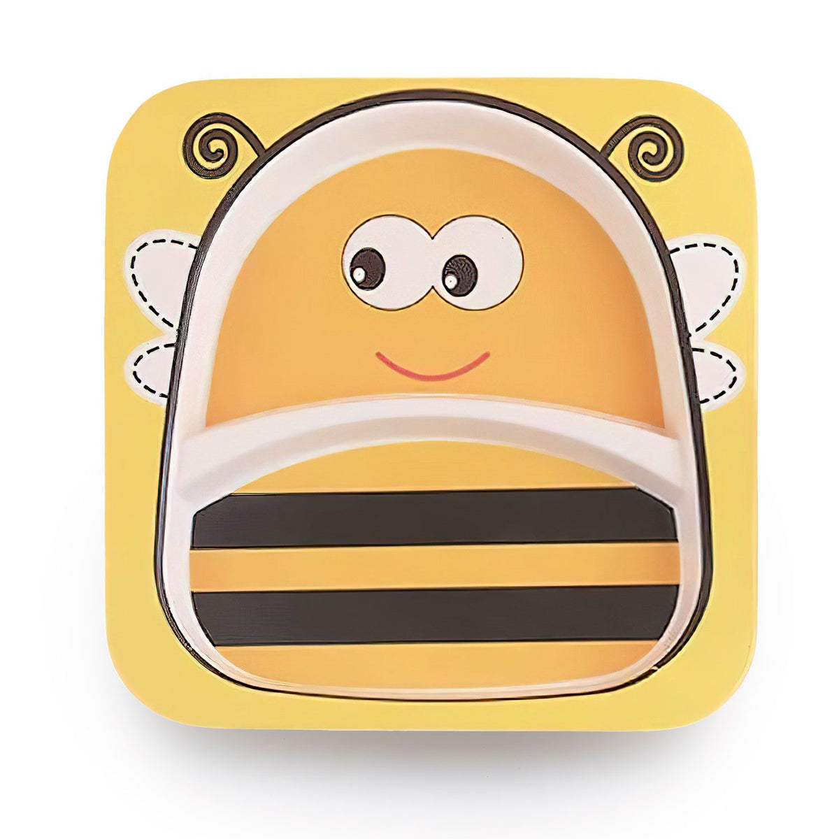 Rutschfestes 5-teiliges Kindergeschirr-Set - BPA-frei & Nachhaltig #Variante_Biene