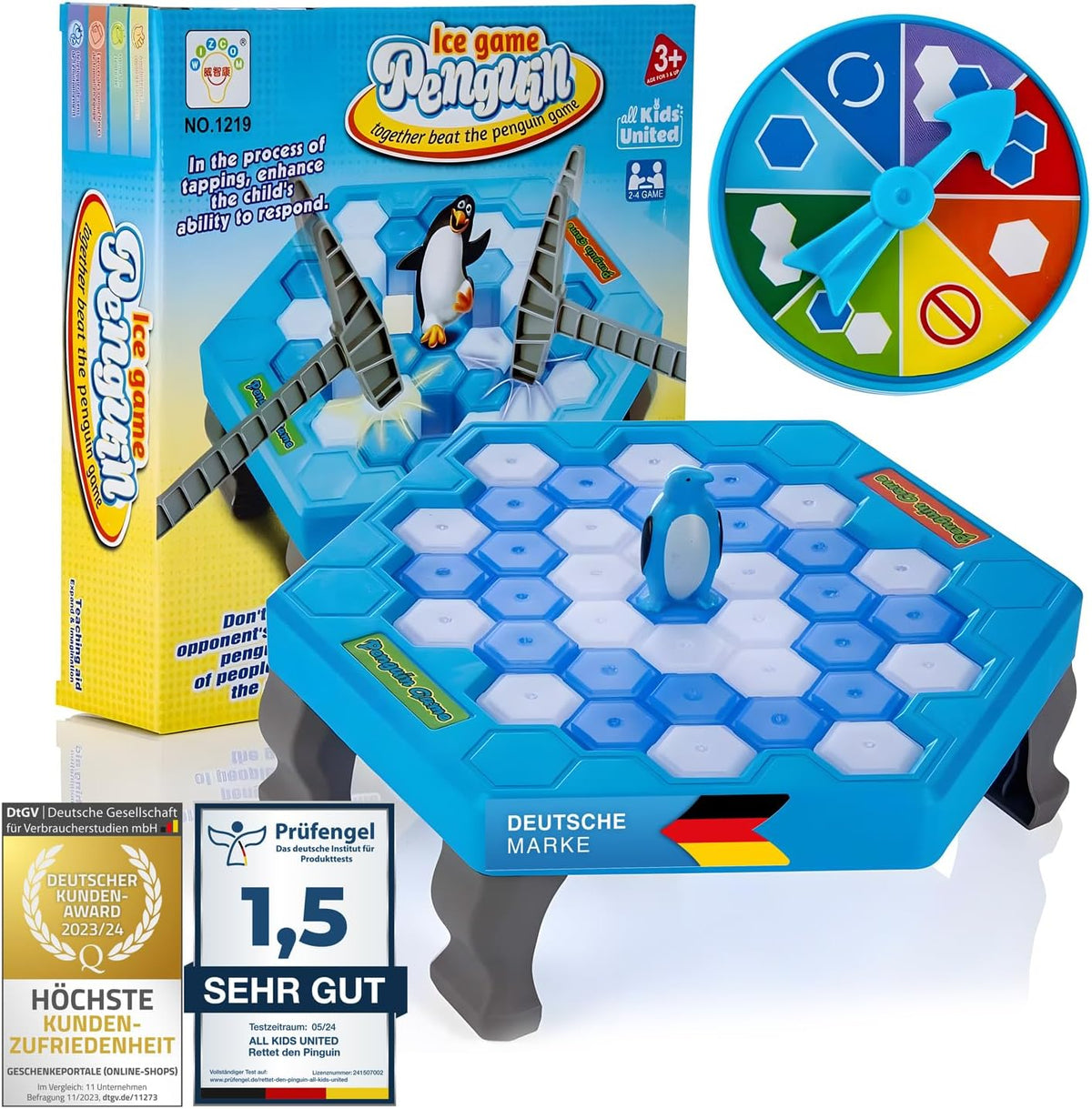 Pinguins on Ice - Eisbrecher-Brettspiel für Kinder & Familie