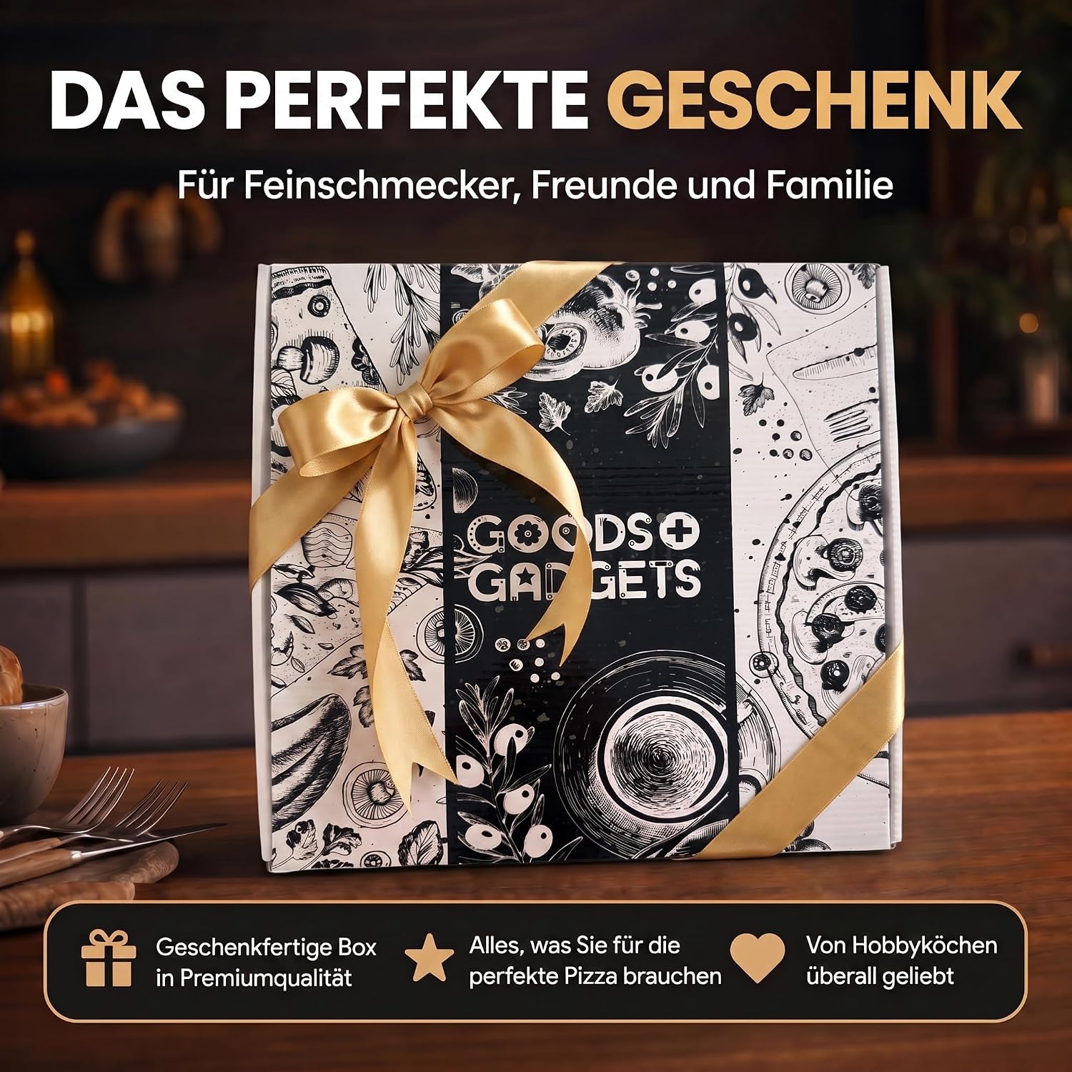 Pizzastein für Backofen & Gasgrill - Brotbackstein