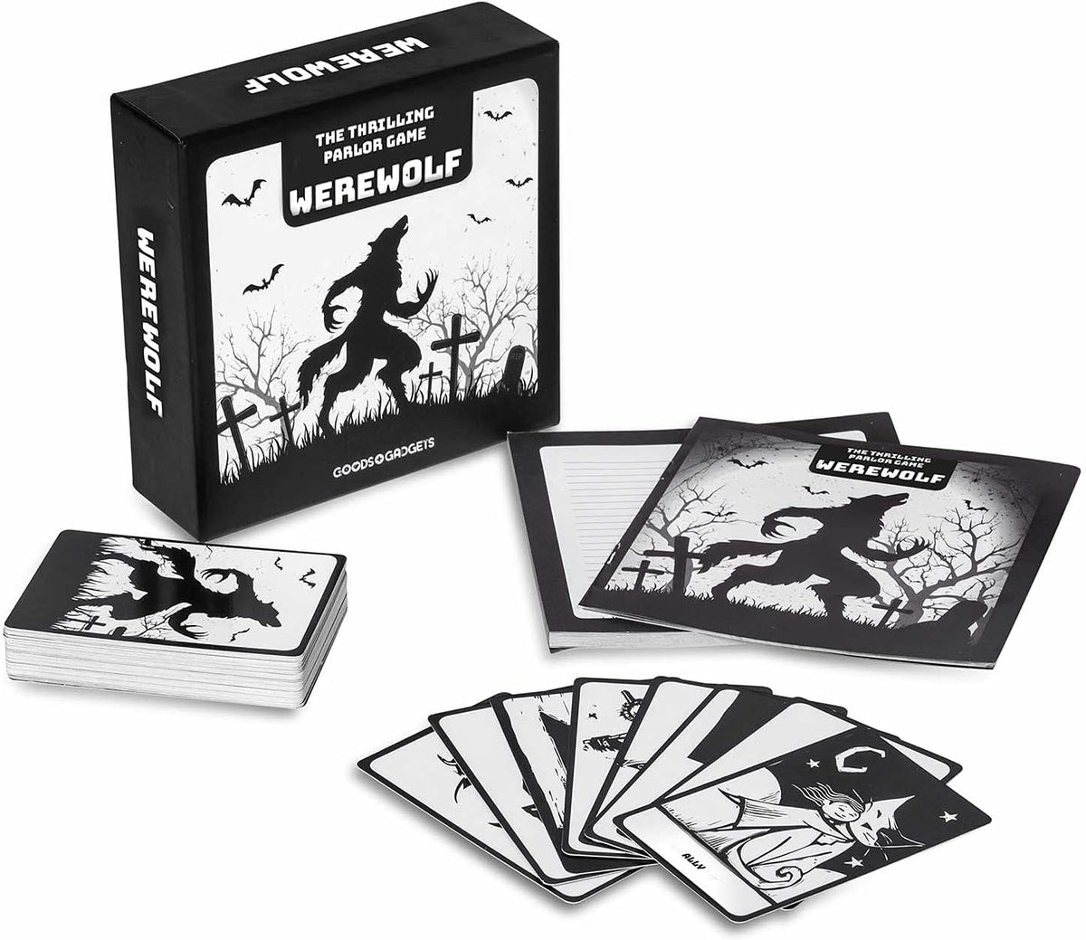 Werwolf Deluxe Edition - Gesellschaftsspiel für große Gruppen