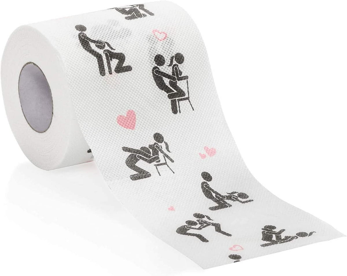 Kamasutra Toilettenpapier - Lustiges Fun Klopapier Geschenk