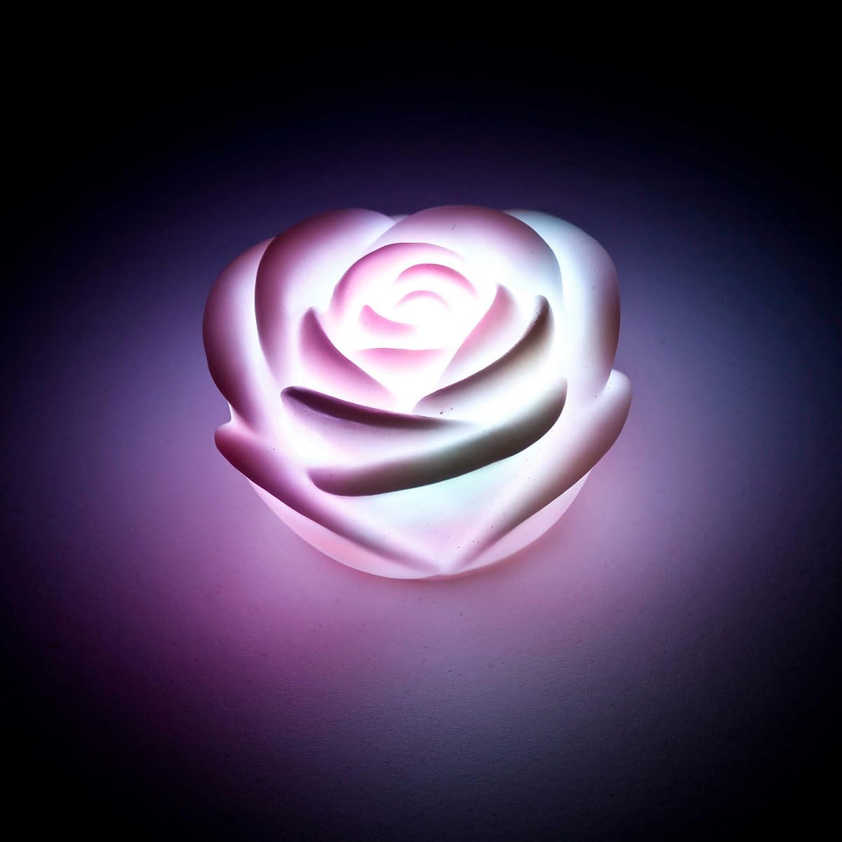 LED Rose 3er Set - Romantische Tischdeko mit Farbwechsel