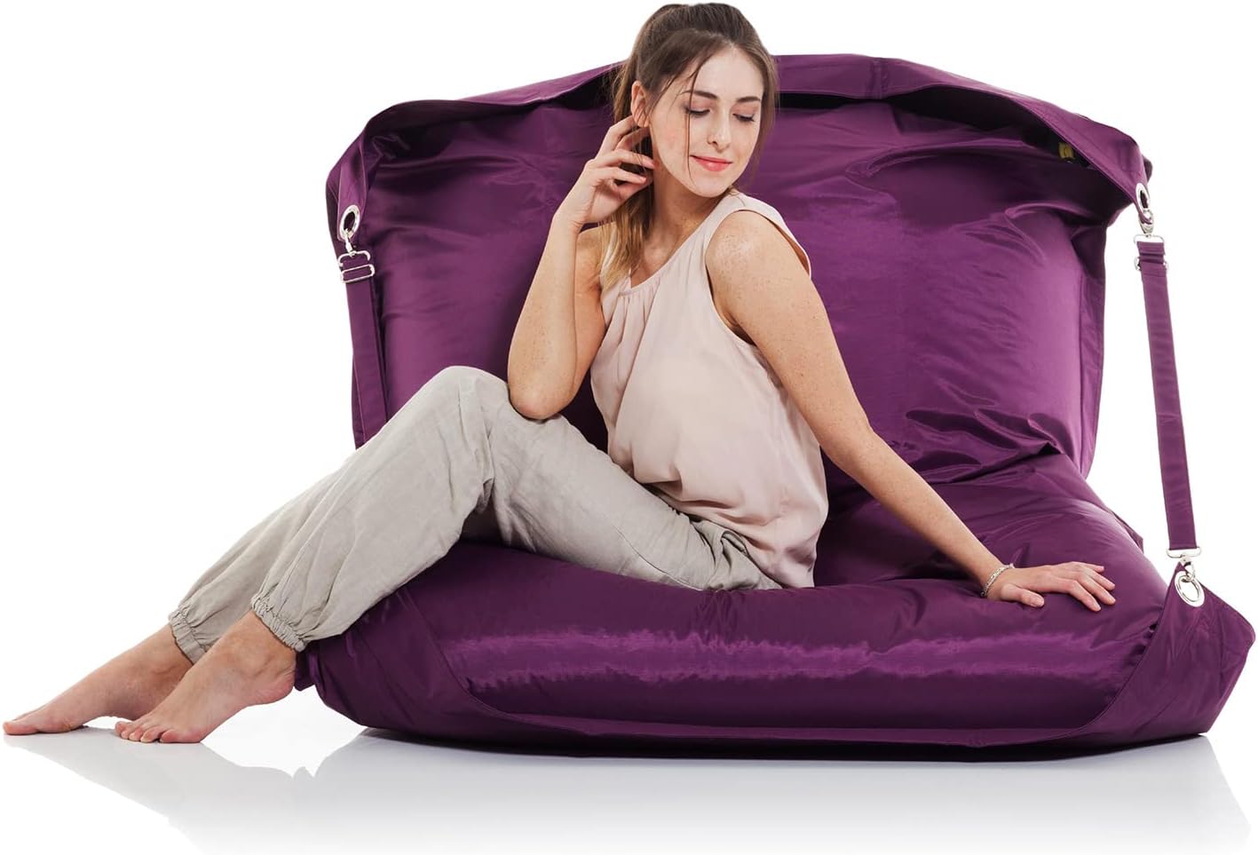 SMOOTHY XXL Sitzsack 450L - Bequemes Outdoor-Sitzkissen Amethyst