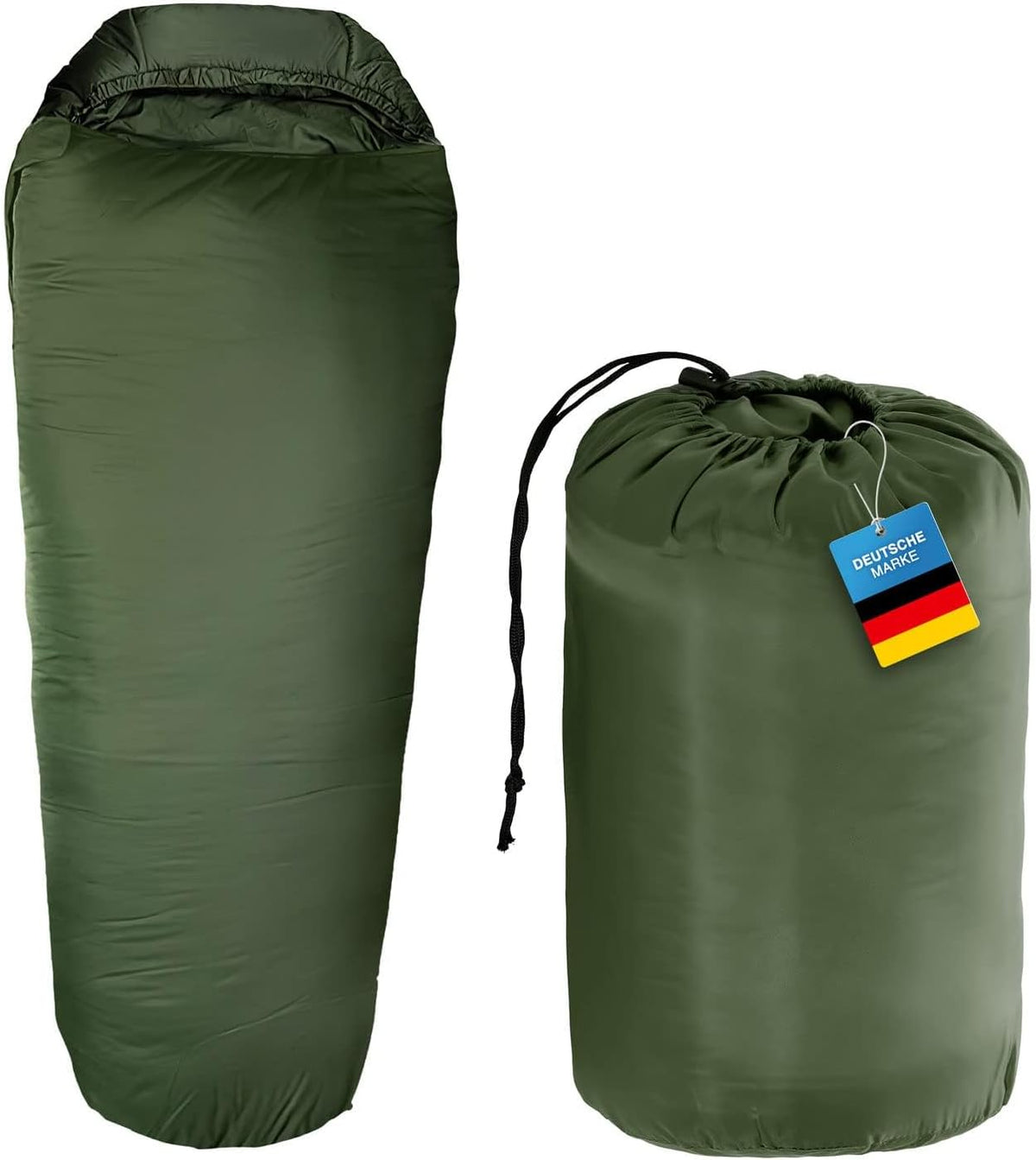 Mumienschlafsack bis -13°C - Kompakter Outdoor-Schlafsack für Camping