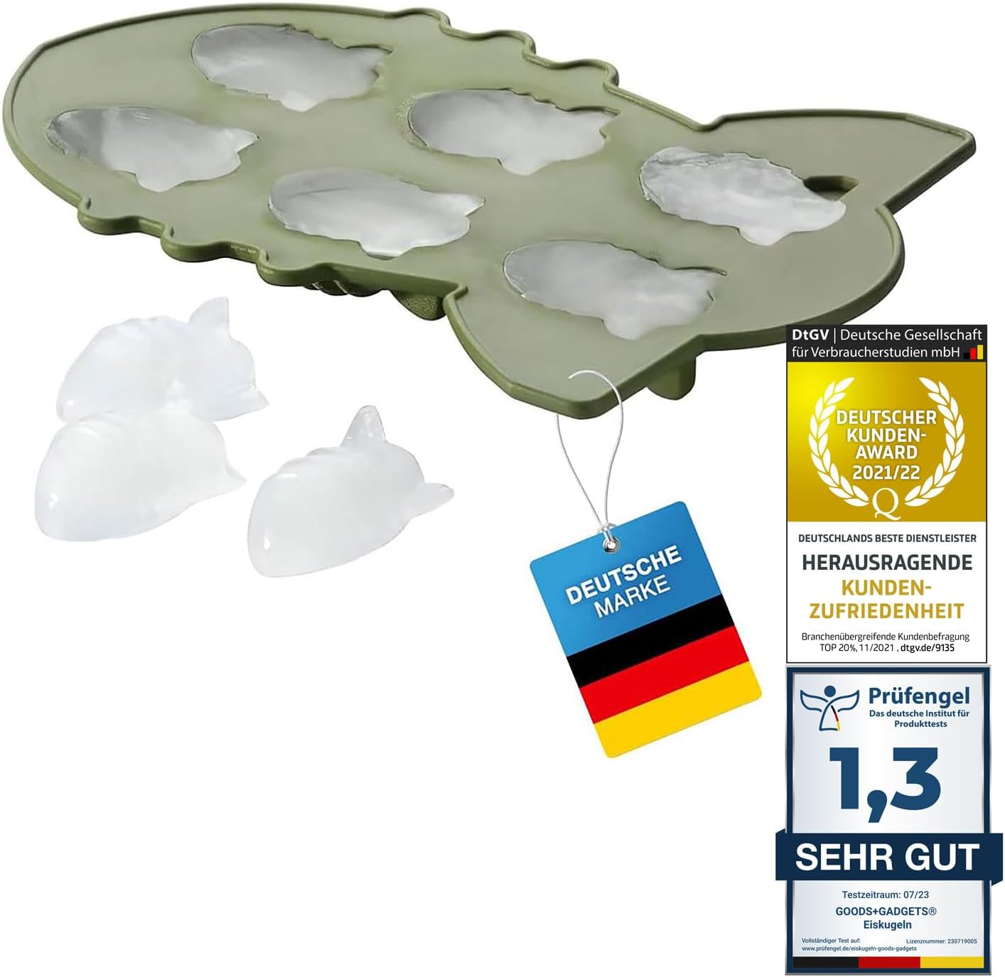 Eiswürfelform Atombombe - Originelles Party-Gadget für Cocktails
