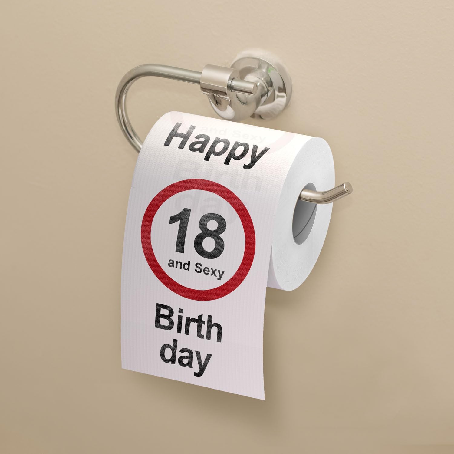Toilettenpapier 18. Geburtstag - Witziges Geschenk & Party-Gag