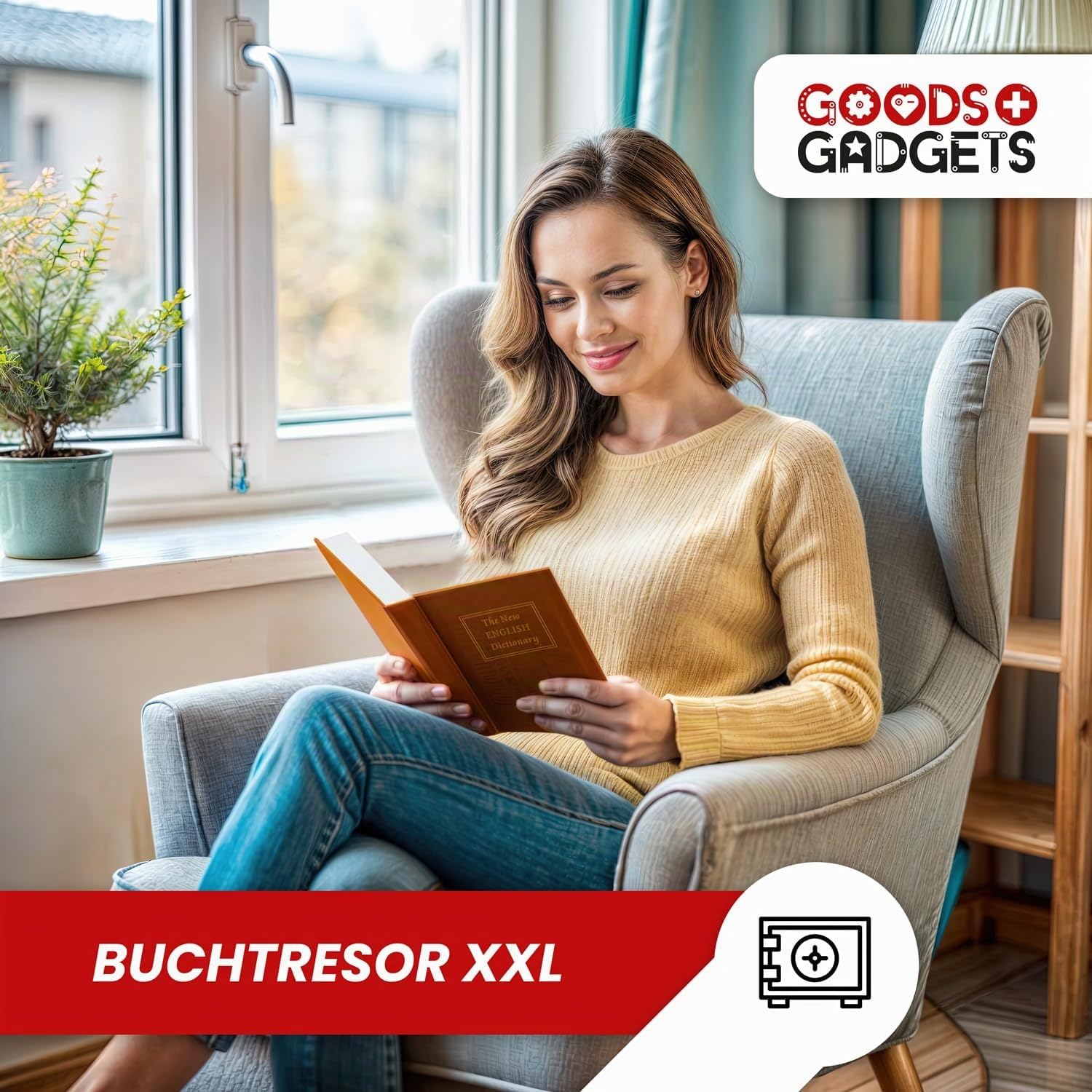 Buchtresor abschließbar – Diskreter Buchsafe mit Geheimfach