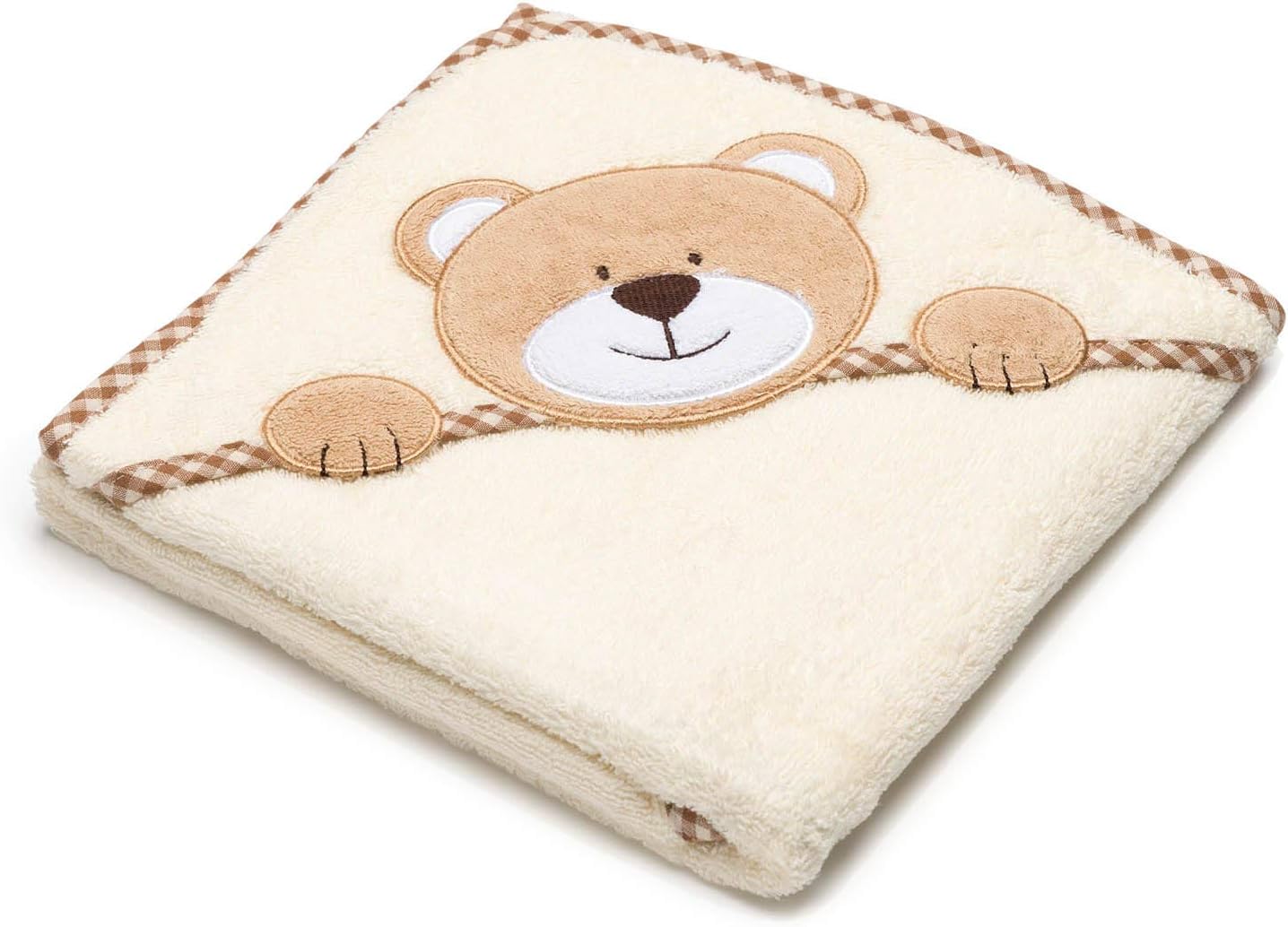 Baby-Kapuzenhandtuch mit Bären-Design - Weich & Saugstark