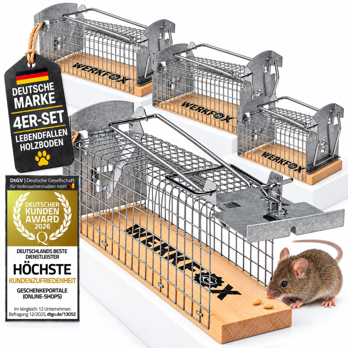 Lebend-Mausefalle 4er Set – SKU 39887087