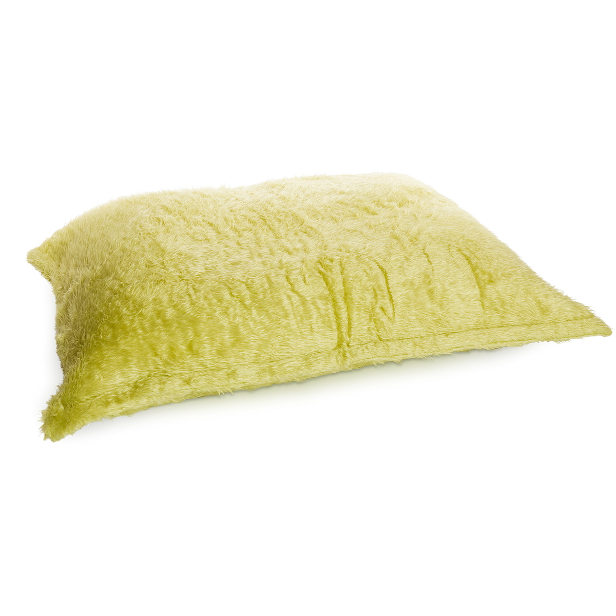 Sitzsack-Flokati-gruen