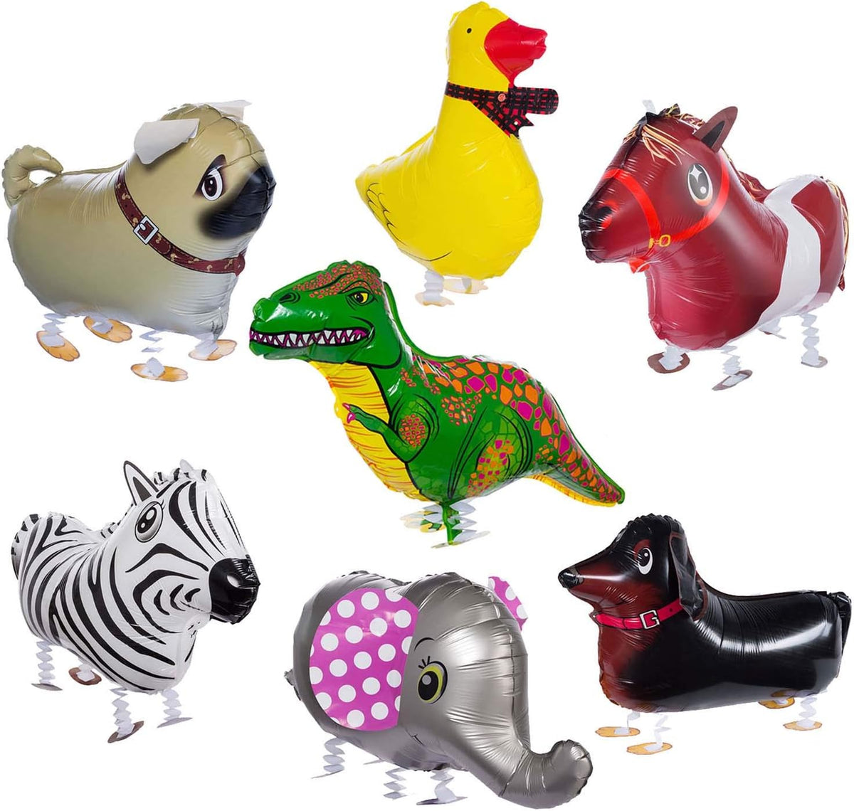 Air-Walkers Heliumballon Tierfigur – Wiederverwendbarer Party-Spaß #Farbe_Mops