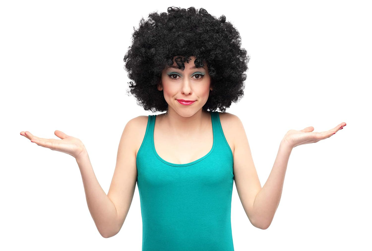 XXL Afroperücke - Voluminöse Rastaperücke für Kostüme & Partys