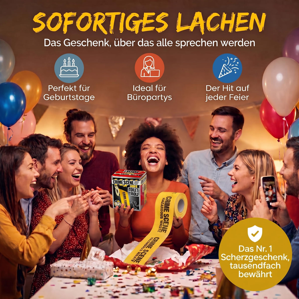 Notfall-Toilettenpapier - Witziges Geschenk & Scherzartikel – PT01