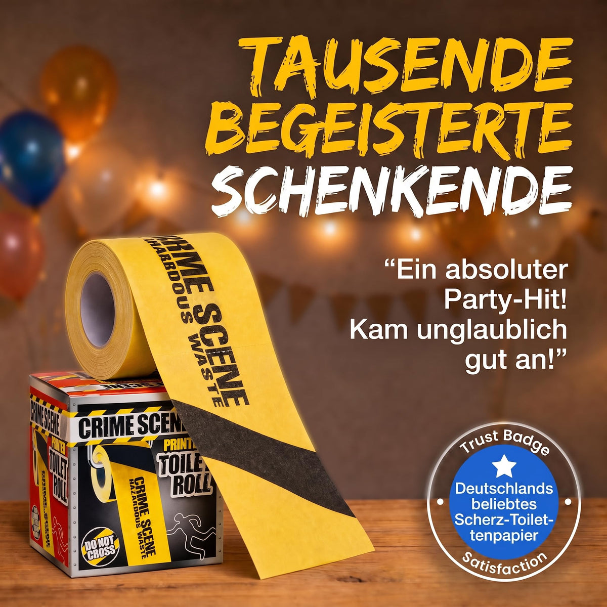 Notfall-Toilettenpapier - Witziges Geschenk & Scherzartikel – PT03