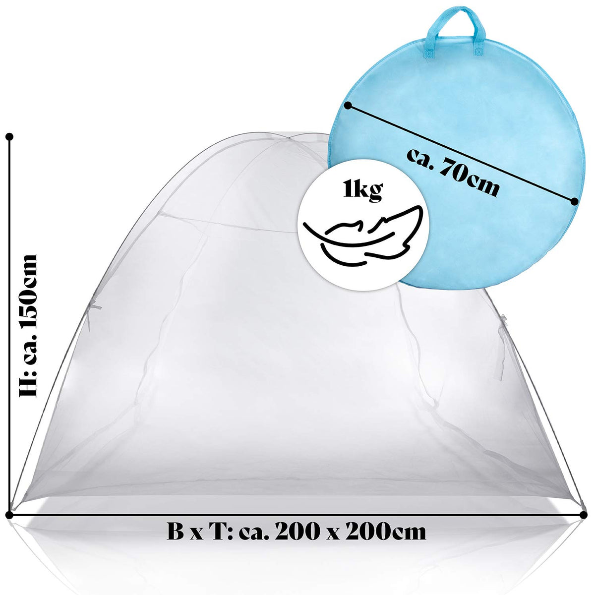 Pop-Up Moskitozelt – PT08